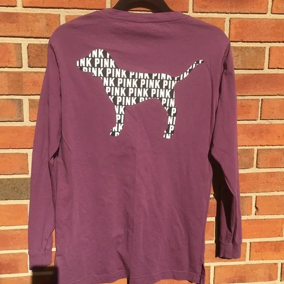Tee-shirt Victoria's Secret Pink Dog – Modèle Crewneck, Manches Courtes, Neuf Avec étiquettes